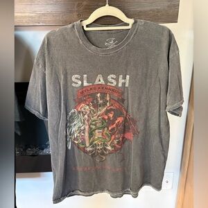 Slash Graphic Gray T-Shirt